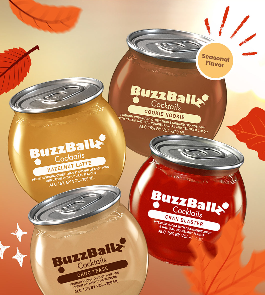 BuzzBallz Cocktails Friendsgiving Variety Pack